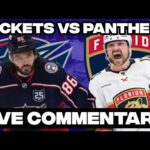Florida Panthers Vs Columbus Blue Jackets LIVE COMMENTARY! | 2025-26 NHL Season