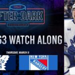 Toronto Maple Leafs vs New York Rangers Watch Along & Trade Deadline ft. Producer Vick | Game 63