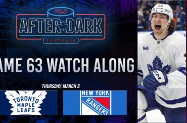 Toronto Maple Leafs vs New York Rangers Watch Along & Trade Deadline ft. Producer Vick | Game 63