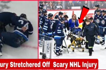 🚨 SCARY MOMENT: Jets' Haydn Fleury Stretchered Off After Brutal Boards Crash vs Golden Knights🏒