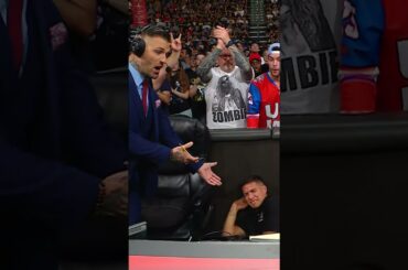 Michael Cole narrowly avoided disaster here 😂