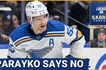 Colton Parayko SAYS NO to the Buffalo Sabres after trade with the St. Louis Blues is completed