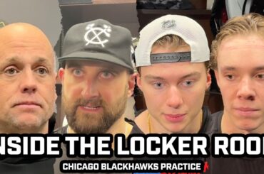 INSIDE THE LOCKER ROOM: Blashill, Foligno, Bedard & Vlasic REACT to Chicago’s Trade Deadline Moves