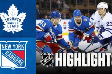 Maple Leafs vs. Rangers | NHL Highlights | March 05, 2026