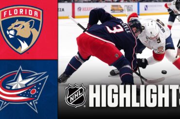 Panthers vs. Blue Jackets | NHL Highlights | March 05, 2026