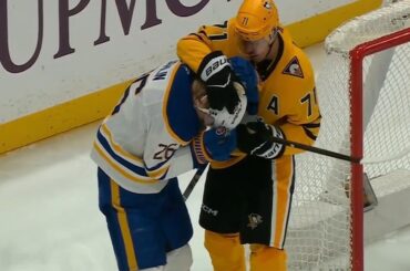 Evgeni Malkin 🚫 Game Misconduct 🚫 Against Rasmus Dahlin