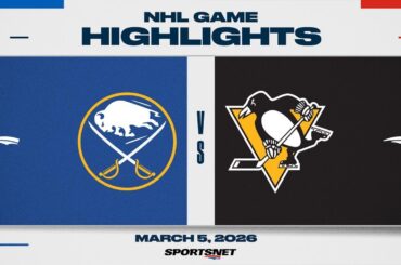 NHL Highlights | Sabres vs. Penguins - March 5, 2026
