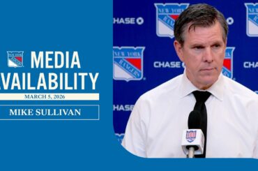NYR vs TOR: Mike Sullivan Postgame Media Availability | March 5, 2026
