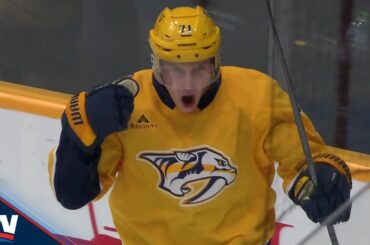 Matthew Wood Blasts One-Timer To Score After Exiting Penalty Box