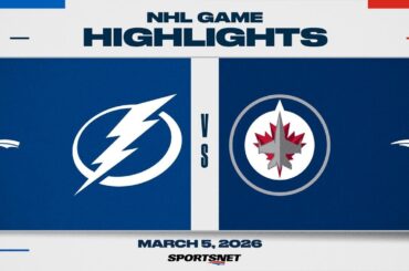 NHL Highlights | Lightning vs. Jets - March 5, 2026