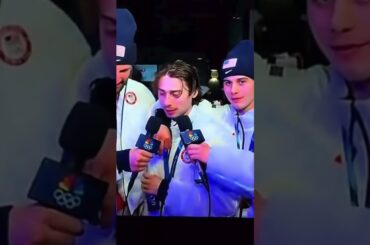 Dylan Larkin crashes Jack, Quinn and Connor’s interview 😂🐙🇺🇸 #LGRW #usa