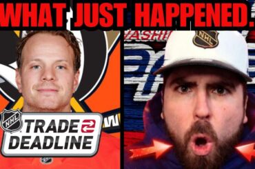 JOHN CARLSON TRADED TO ANAHEIM DUCKS | HUGE NHL TRADE DEADLINE NEWS