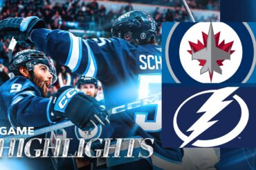 Winnipeg Jets vs. Tampa Bay Lightning - Game Highlights