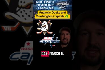 Washington #Capitals trade John Carlson to Anaheim #Ducks #NHL #Hockey #fyp #foryou