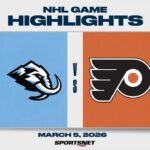 NHL Highlights | Mammoth vs. Flyers - March 5, 2026