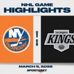 NHL Highlights | Islanders vs. Kings - March 5, 2026