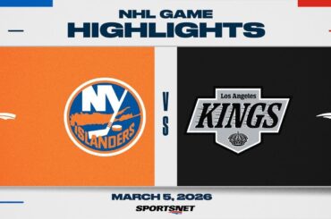 NHL Highlights | Islanders vs. Kings - March 5, 2026