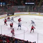 Matias Maccelli scores a goal against the New Jersey Devils
