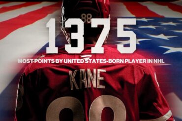 Patrick Kane Most Points by a United States-Born Player in NHL