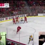 Hague vs Beecher Hockey Fight Reaction! #nhl #mmaheel