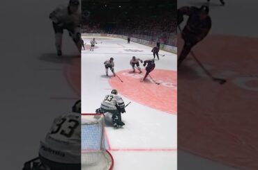 Emil Larmi målvaktstavla (Färjestad BK mot Malmö Redhawks i Malmö Arena i SHL i Sverige) (#Shorts)