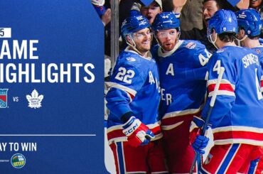 GAME HIGHLIGHTS | 2025-26: New York Rangers vs Toronto Maple Leafs (3/5/26)