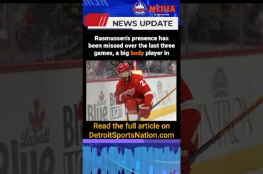 Detroit Red Wings’ Michael Rasmussen Likely Done for the Season After Knee Injury