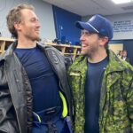 Jets acquire two postgame jackets after a thunderous win!