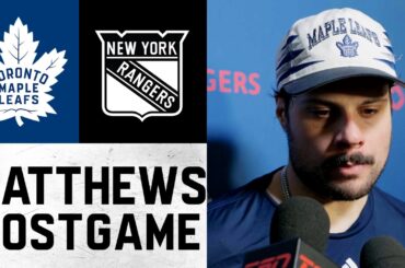 Auston Matthews | Post Game at  New York Rangers | March 5, 2026
