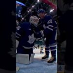 HILDEBY GRABS IT FROM BEHIND HIS BACK! #nhl #leafs #hockey #Sharks