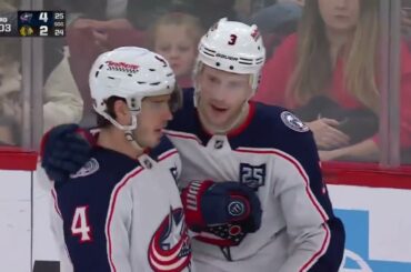 CHARLIE COYLE HAT TRICK!!! 🎩🎩🎩 Columbus Blue Jackets 4 - 2 Chicago Blackhawks