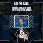 Which Blues player is the next TikTok star? 🤩 #stlouisblues #viral #nhl