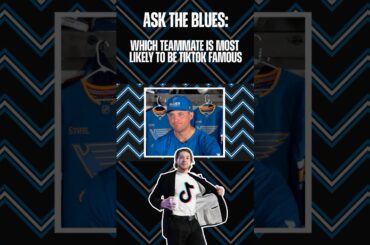 Which Blues player is the next TikTok star? 🤩 #stlouisblues #viral #nhl
