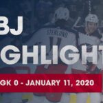 FINAL: Blue Jackets 3, Golden Knights 0 | Elvis Merzlikins earns first career NHL shutout
