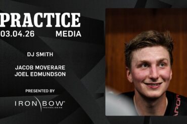 MEDIA: Jacob Moverare, Joel Edmundson, and DJ Smith | 03.04.26 Practice at TSPC