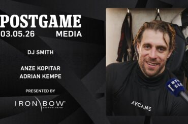 MEDIA: Anze Kopitar, Adrian Kempe, and DJ Smith | 03.05.26 Postgame vs NYI