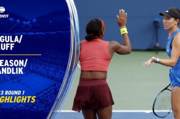 Pegula/Gauff vs. Gleason/Mandlik Highlights | 2023 US Open Round 1
