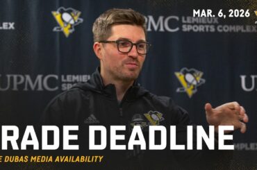 Kyle Dubas: Trade Deadline Media Availability (03.06.26) | Pittsburgh Penguins