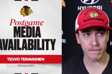 "It was a tight game." | Teuvo Teravainen Postgame 2.26.26