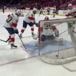 Panthers@Senators pre-game warm up