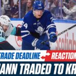 Maple Leafs Trade Bobby McMann to Kraken | 2026 NHL Trade Deadline