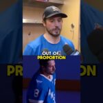 TRUE LEADER 👀 JT Miller brushes off New York Rangers media #NYR #hockey #nhl #nyrangers #shorts