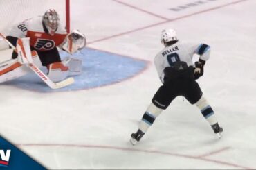 Mammoth's Clayton Keller Goes Five-Hole To Bury Slick Goal vs. Flyers
