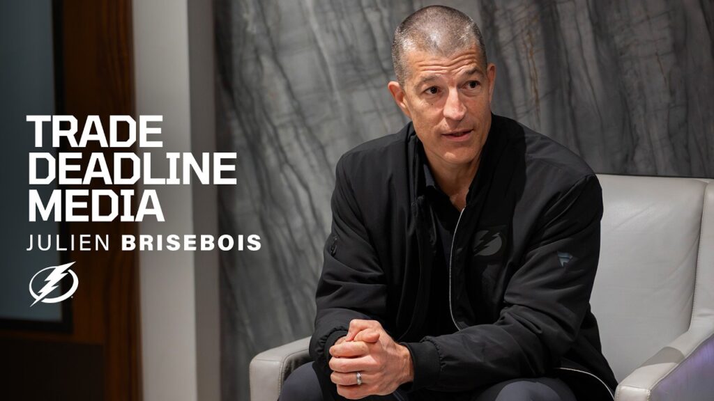 Live | Julien BriseBois NHL Trade Deadline Press Conference