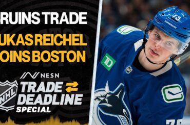 Live Reaction To Bruins Trading For Forward Lukas Reichel From Canucks