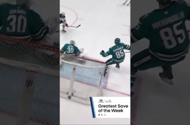 Mukhamadullin makes unbelievable block to notch Greatest Save 🧱