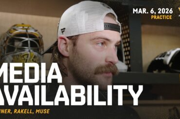 Skinner, Rakell, Muse Media Availability (3.6.26) | Pittsburgh Penguins
