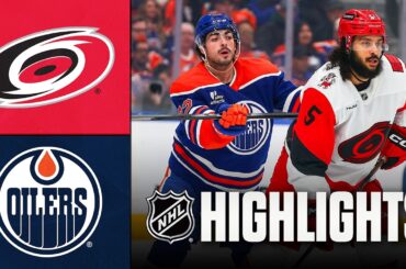 Hurricanes vs. Oilers | NHL Highlights | March 06, 2026