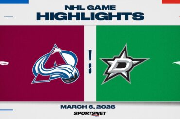 NHL Highlights | Avalanche vs. Stars - March 6, 2026