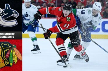 Chicago Blackhawks vs. Vancouver Canucks (3/6/26) | Game Highlights | CHSN Blackhawks